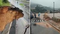 Chuvas em MG: cidades sofrem com desabamentos e interdições de rodovias