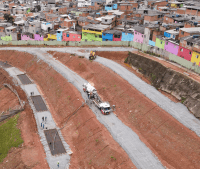 Heliópolis, maior favela de São Paulo, vai ganhar 1º parque; veja imagens da obra