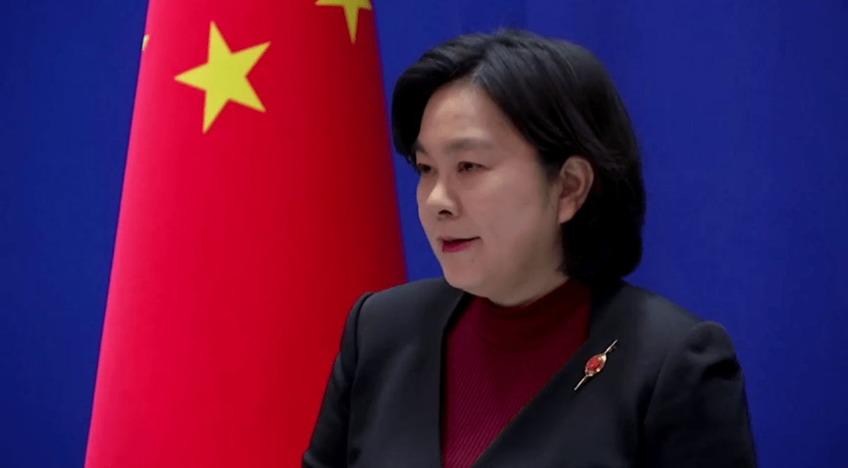 Hua Chunying, porta-voz do Ministério das Relações Exteriores da China.