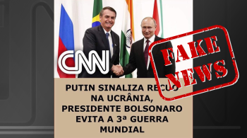 Montagem com o logo da CNN foi publicada pelo ex-ministro Ricardo Salles