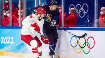 Time de hóquei no gelo masculino finlandês venceu o Comitê Olímpico Russo por 2 a 1