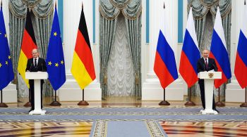 Chanceler alemão teve conversa telefônica com presidente russo, nesta sexta-feira (13), para discutir a guerra na Ucrânia