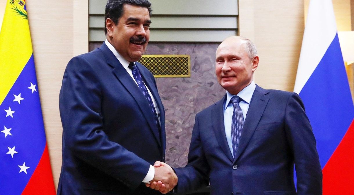Nicolas Maduro e Vladimir Putin em encontro de 2018