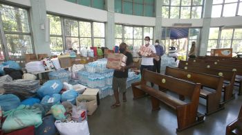 Até segunda-feira (21), expectativa é que total de 150 toneladas de alimentos e água sejam levadas à cidade somente pela ONG Ação da Cidadania