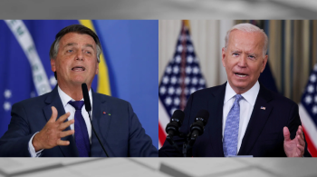Primeiro encontro presencial entre Joe Biden e Jair Bolsonaro deve ocorrer na quinta-feira (9)