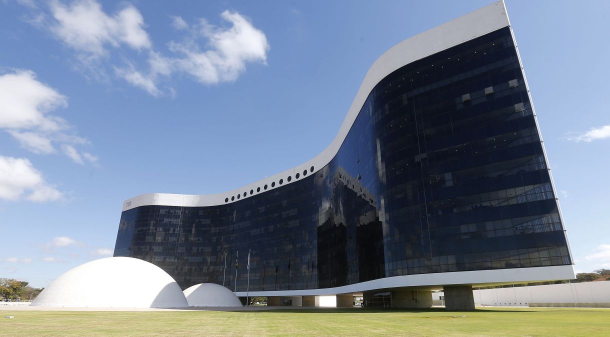 Fachada do prédio do Tribunal Superior Eleitoral (TSE), em Brasília.