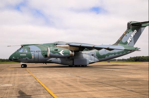 Avião KC-390, da Força Aérea Brasileira (FAB)