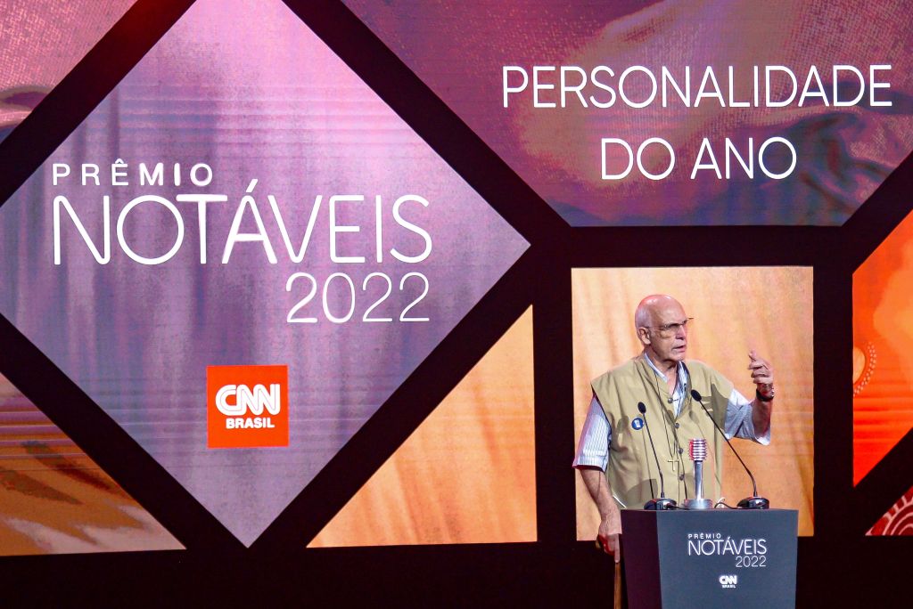 Padre Júlio Lancellotti é a Personalidade do Ano do Prêmio Notáveis CNN 2022