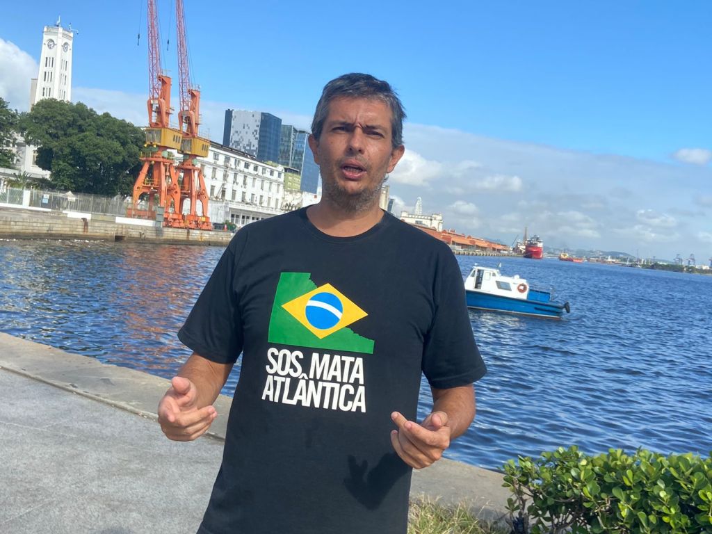 Gustavo Veronesi, coordenador do Programa Observando Rios da SOS Mata Atlântica