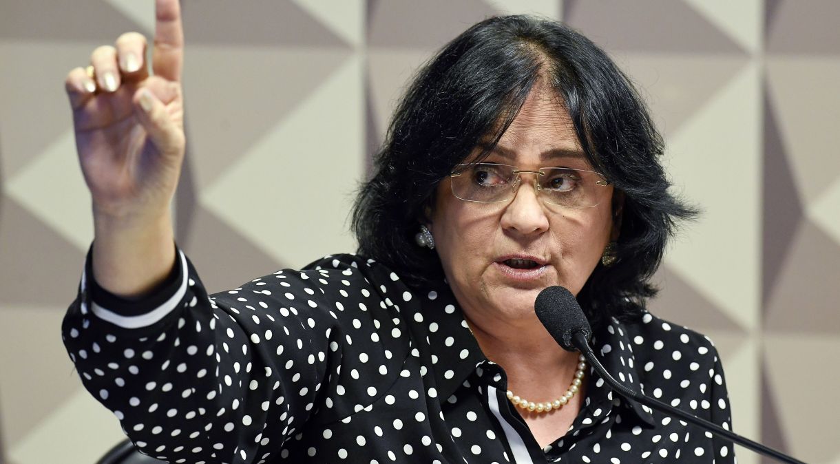 Damares Alves, ex-ministra da Mulher, da Família e dos Direitos Humanos