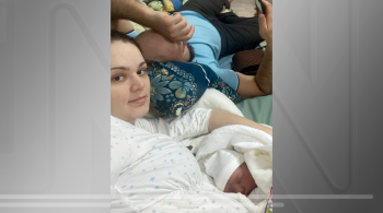 Jornalista conta os desafios de se tornar mãe durante a guerra na Ucrânia; Arthur completou um mês hoje