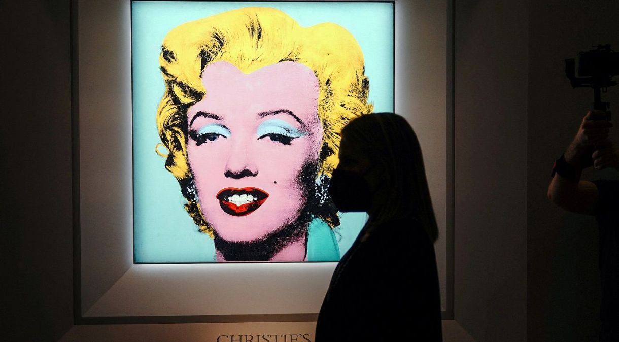 Retrato de Marilyn Monroe feito por Andy Warhol vai a leilão com valor estimado em US$ 200 milhões