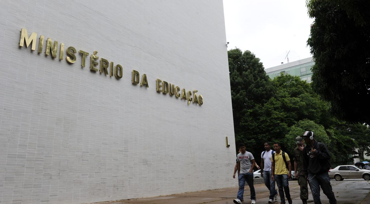 Fachada do Ministério da Educação, em Brasília