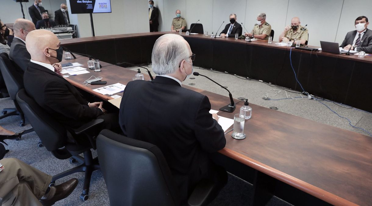 Reunião do TSE com o Ministério da Defesa