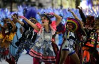 Desfile da Série Ouro marca o retorno do tradicional Carnaval carioca, na Sapucaí