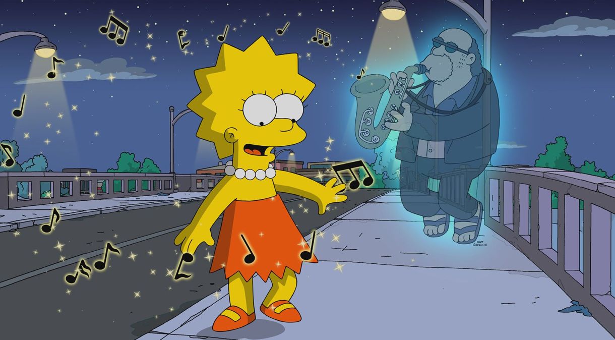 Episódio apresenta Lisa Simpson conhecendo o filho do seu ídolo, o falecido músico Bleeding Gums Murphy