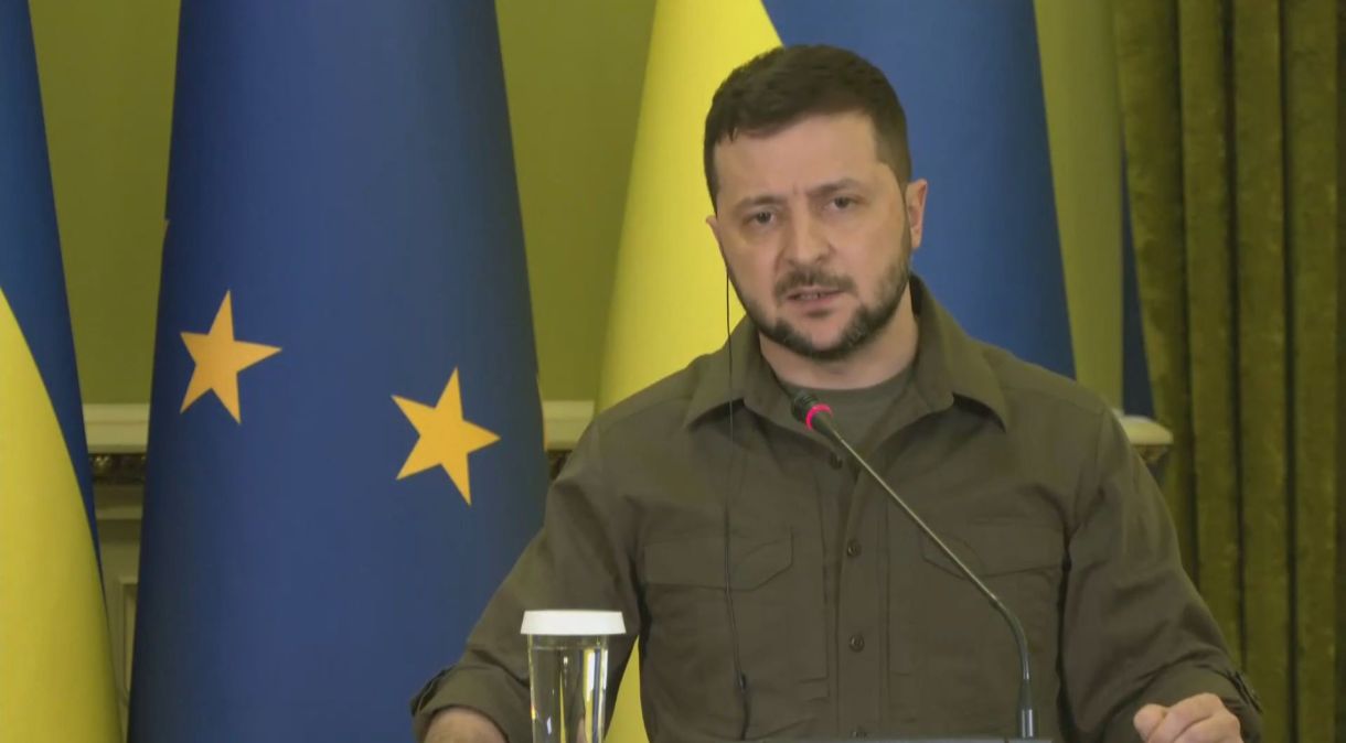 Presidente da Ucrânia, Volodymyr Zelensky