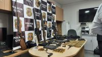 Polícia apreende arsenal em SP e investiga se há ligação com assalto à Guarapuava