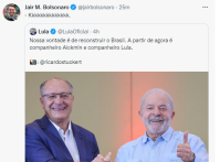 Bolsonaro e PSDB ironizam chapa de Lula e Alckmin