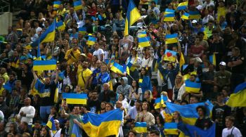 Mais de 20 mil torcedores assistiram ao jogo, que terminou com o triunfo ucraniano por 2 a 1