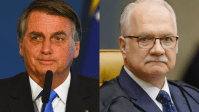 Bolsonaro acusa Fachin de ter colocado Lula para fora da cadeia para ser presidente