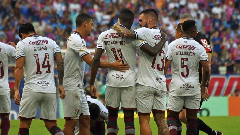 Luiz Henrique foi o autor do gol do Fluminense contra o Fortaleza