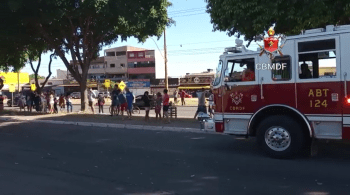 Acidente aconteceu em Ceilândia na tarde deste domingo (22); segundo bombeiros, idade dos feridos vai de 5 a 10 anos de idade