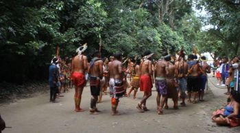 Grupo formado por 400 pessoas de quatro estados brasileiros chegou ao Parque Estadual do Cunhambebe na última quinta-feira (12) 