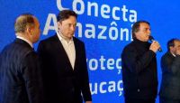 Elon Musk e Bolsonaro se encontram em SP e tratam de conexão na Amazônia