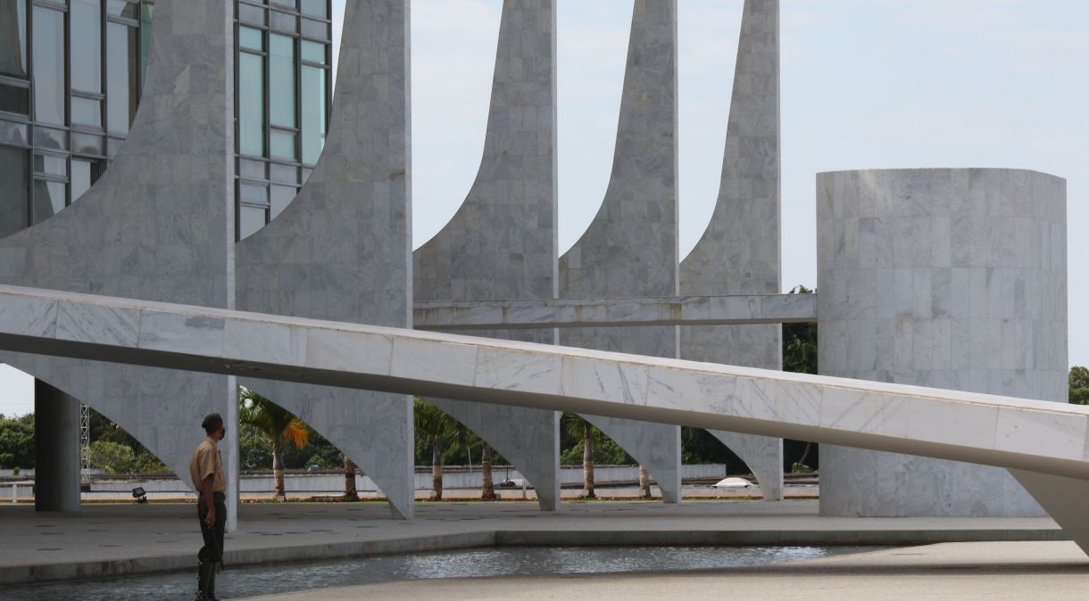 Palácio do Planalto, na Praça dos Três Poderes, em Brasília