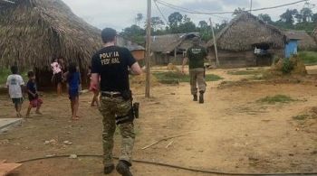 Agentes constataram que homens a cavalo estiveram na aldeia no último fim de semana