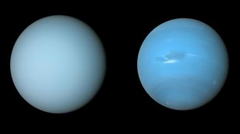 Em Netuno e Urano, a pressão resultante dos enormes campos gravitacionais possibilita a existência de grandes quantidades de gelo superiônico nas camadas internas