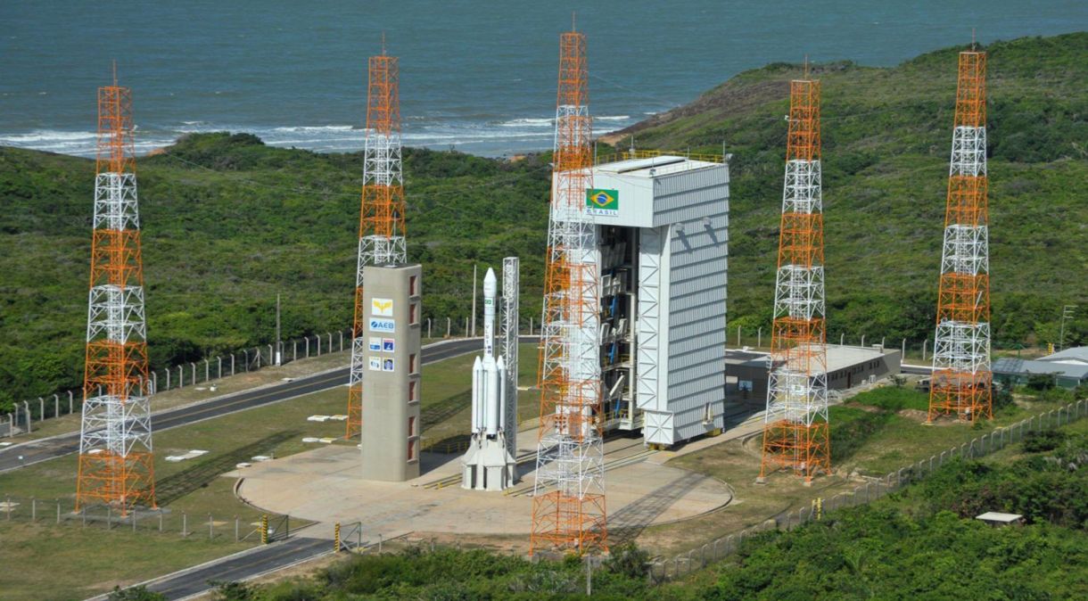 Imagem do Centro Espacial de Alcântara (CEA), no Maranhão