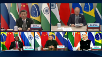 Em cúpula dos Brics, China critica “abuso” de sanções e Putin critica Ocidente