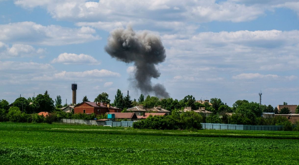 Bomba explode na região de Severodonetsk, no leste da Ucrânia