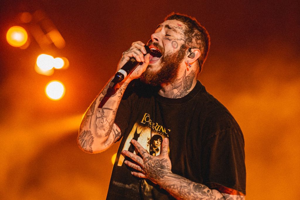 Post Malone se apresenta no Rock in Rio de Lisboa. 