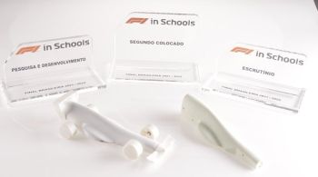 Estudantes do IFPR conquistaram o 2º lugar na etapa nacional do F1 in Schools ao criar carrinho que atinge em média 62km/hA