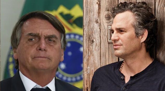 Bolsonaro e Mark Ruffalo protagonizam discussão sobre democracia no Twitter