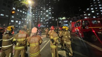 Segundo o Corpo de Bombeiros de Minas Gerais, fogo começou após a explosão de um equipamento e vazamento de oxigênio
