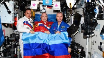 Agência espacial russa, descreveu a captura da região por Moscou como "um dia de libertação para celebrar tanto na Terra quanto no espaço"
