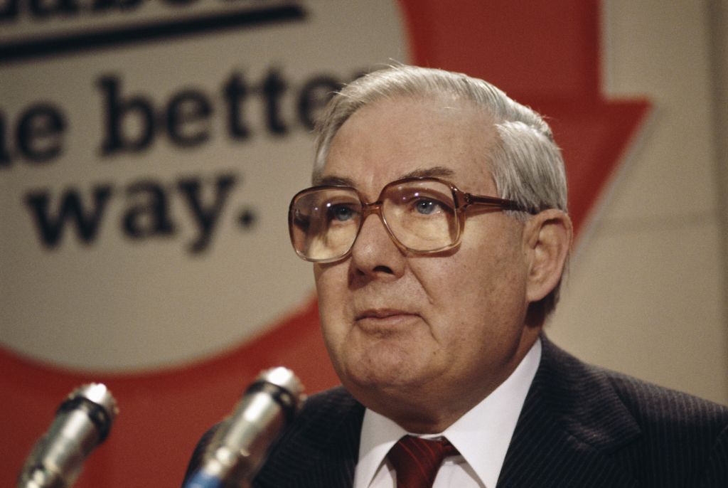 James Callaghan, primeiro-ministro britânico entre 1976 e 1979. Membro do Partido Trabalhista.