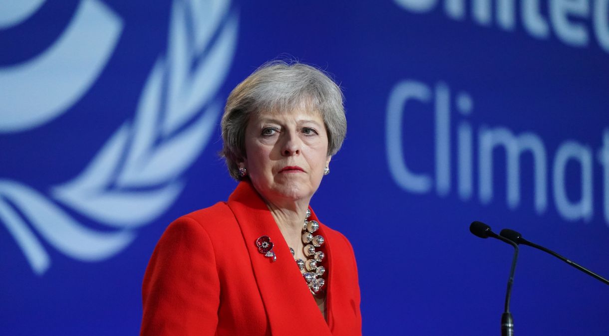 Theresa May, primeira-ministra britânica entre os anos de 2016 e 2019