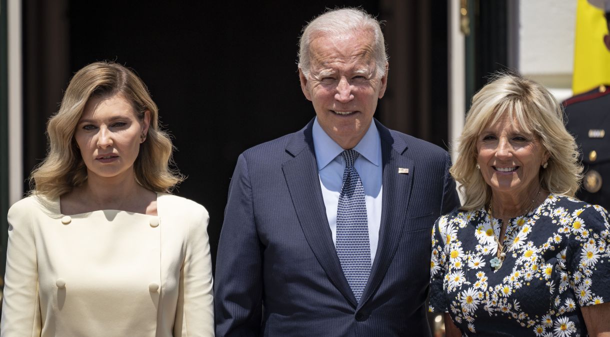 Jill Biden e Olena Zelenska tiveram reunião bilateral nesta terça (19)