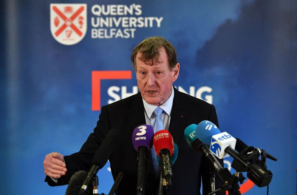 O ex-primeiro-ministro da Irlanda do Norte Lord David Trimble