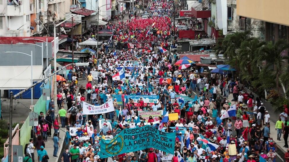 Manifestações no Panamá