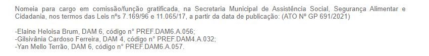 Nomeação de Yan Mello Terrão para o TCE-MG