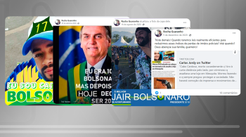 Desde 2018 é possível ver posts nas redes sociais de Jorge José da Rocha Guaranho em apoio a Bolsonaro