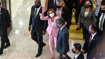 Presidente da Câmara dos EUA, Nancy Pelosi chegou a Taipé nesta terça-feira (2)