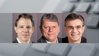 Pesquisa Ipec em SP: Haddad, 41% dos votos válidos; Tarcísio, 31%; Rodrigo, 22%