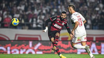 João Gomes, Gabriel Barbosa e Everton Cebolinha marcaram para o rubro-negro; Rodrigo Nestor descontou para o tricolor